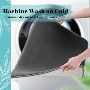 Super absorbent floor mat, super absorbent bath mat, super anti slip coral velvet bathroom floor mat, door mat Loja da Dryka 