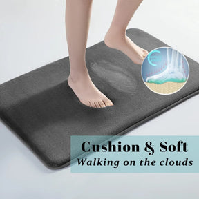 Super absorbent floor mat, super absorbent bath mat, super anti slip coral velvet bathroom floor mat, door mat Loja da Dryka 