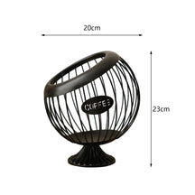Suporte Decorativo para Cápsulas de Café casa 023 Loja da Dryka Preto 