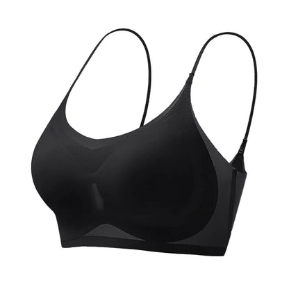 Sutiã Gelado De Seda Sem Costura -Push Up Loja da Dryka Black One Size CHINA | 3XL(95B 95C)