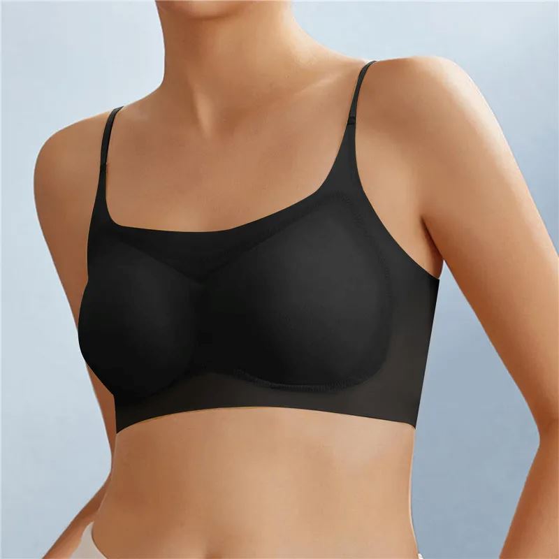 Sutiã Gelado De Seda Sem Costura -Push Up ROUPA FEMININA 019 Loja da Dryka 