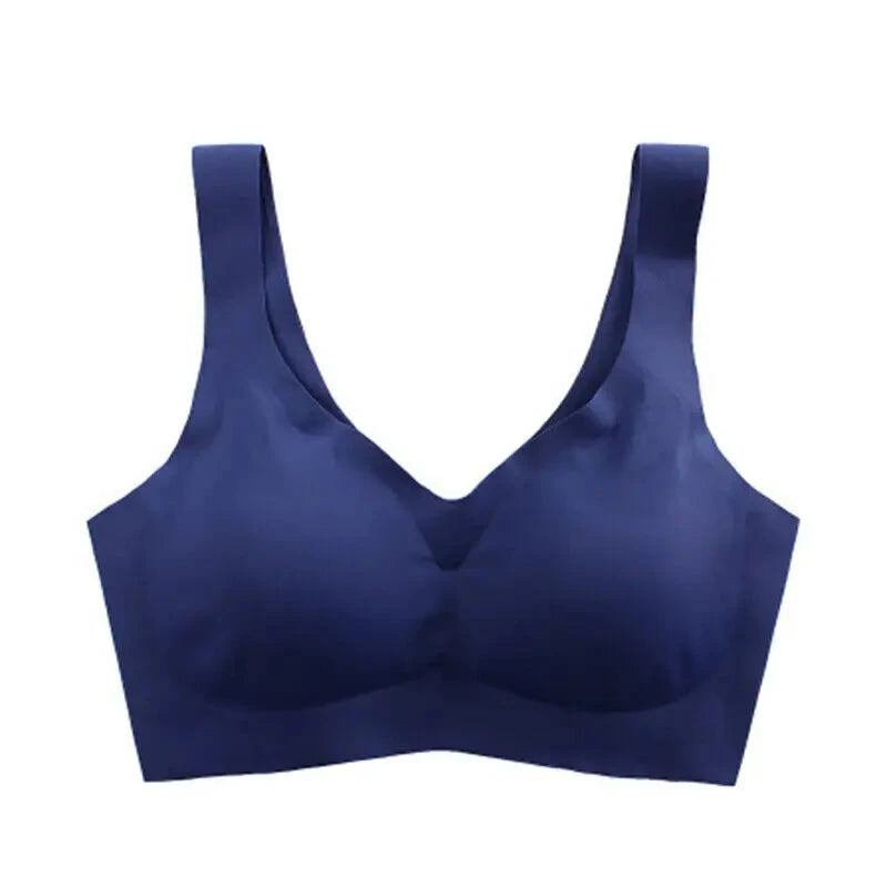 Sutiã sem Costura - Skin Fit Loja da Dryka Azul P 
