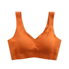 Sutiã sem Costura - Skin Fit Loja da Dryka Laranja P 