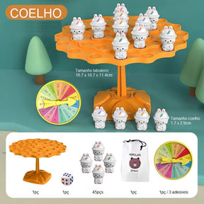 Tabuleiro Árvore Equilibrista brinquedo 013 Loja da Dryka Coelho 