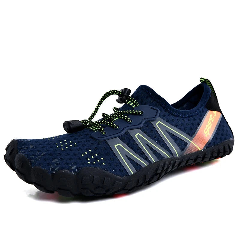 Tênis Esportivo Barefoot esporte 018 - barefoot 2024 Loja da Dryka Azul 34 