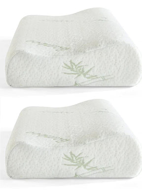 Travesseiro Ortopédico com Fibra de Bambu bem estar 040 Loja da Dryka 40x25cm Par 