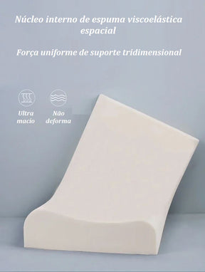 Travesseiro Ortopédico com Fibra de Bambu bem estar 040 Loja da Dryka 