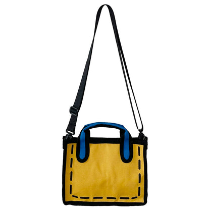 Two-Dimensional Comic Niche Young Adult Handbag Crossbody Bag Loja da Dryka 
