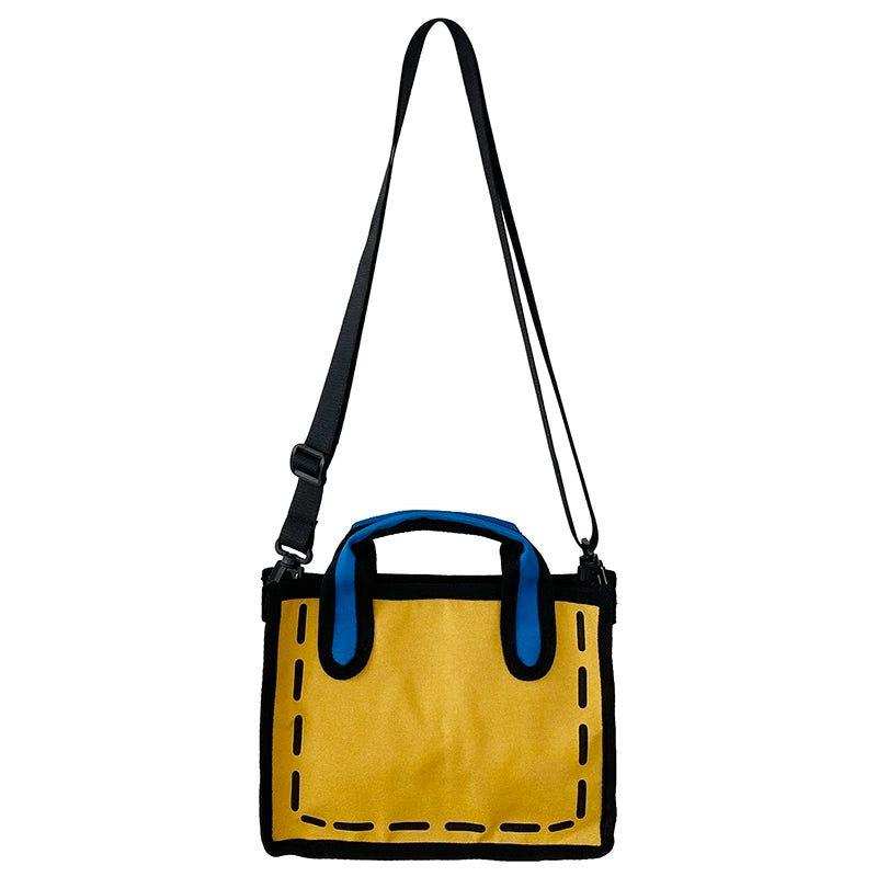 Two-Dimensional Comic Niche Young Adult Handbag Crossbody Bag Loja da Dryka 