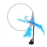 Varinha de Brincar para Gatos Loja da Dryka Blue fish 