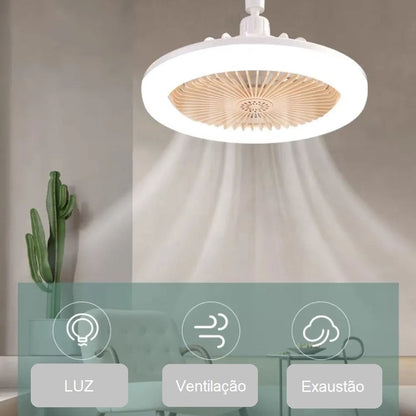 Ventilador de teto LED E27 ventilador 001 Loja da Dryka 