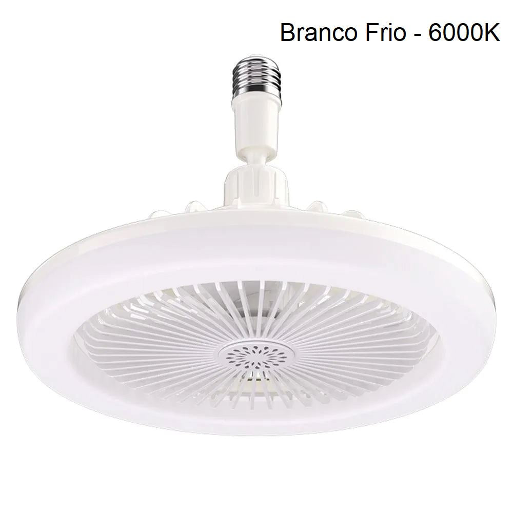 Ventilador de teto LED E27 ventilador 001 Loja da Dryka Cold White 
