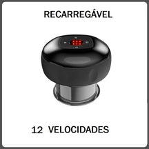 Ventosaterapia Elétrica bem estar 033 Loja da Dryka Preto - 12 níveis 