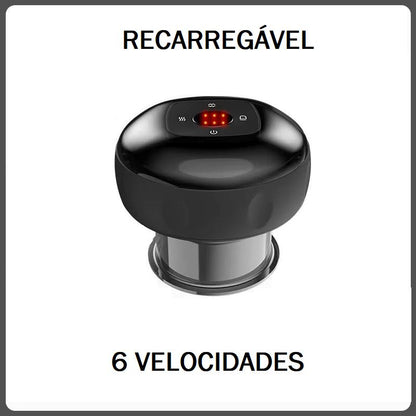 Ventosaterapia Elétrica bem estar 033 Loja da Dryka Preto - 6 níveis 