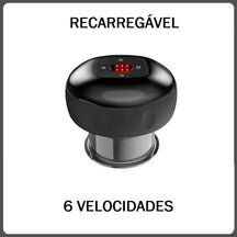 Ventosaterapia Elétrica bem estar 033 Loja da Dryka Preto - 6 níveis 