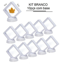 Vitrine Flutuante Suspensa 3D decoração 006 Loja da Dryka Branco - 9cm 