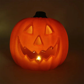 Abóbora Decorativa - Halloween Loja da Dryka 20x22cm yellow light 