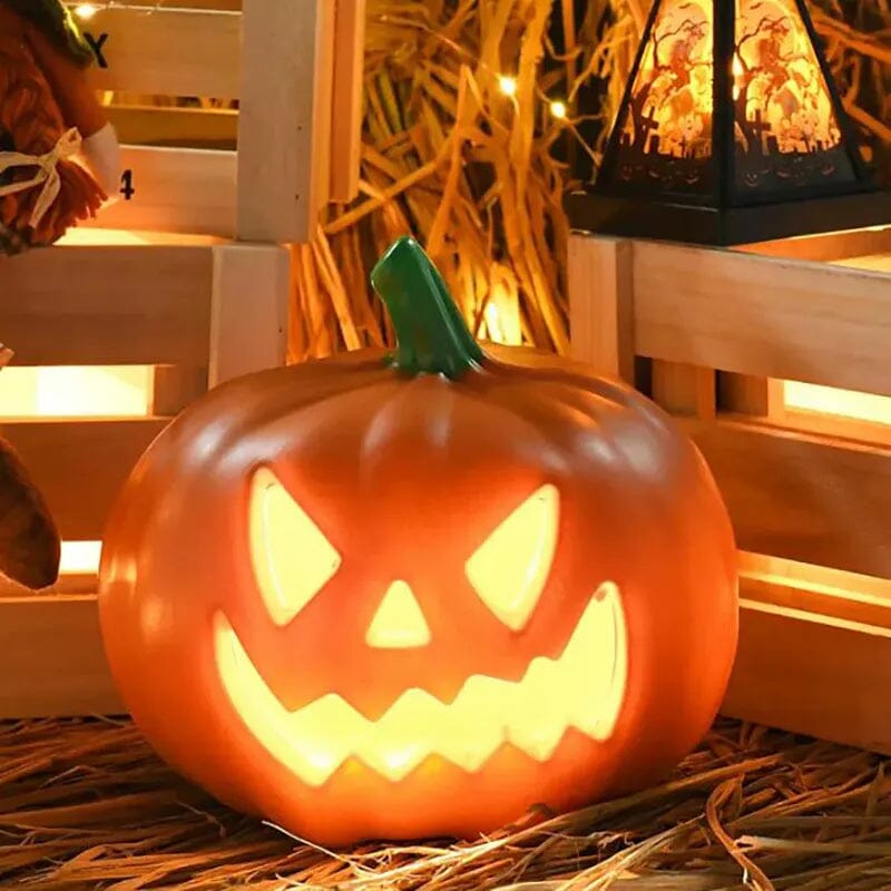 Abóbora Decorativa - Halloween Loja da Dryka 20x24cm 1 yellow light 