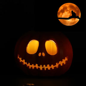 Abóbora Decorativa - Halloween Loja da Dryka 20x24cm yellow light 