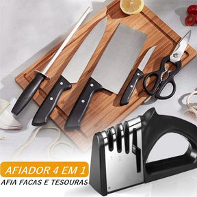 Amolador e Afiador de Facas e Tesouras Profissional - Easy Cut Amolador de facas lojadadryka 
