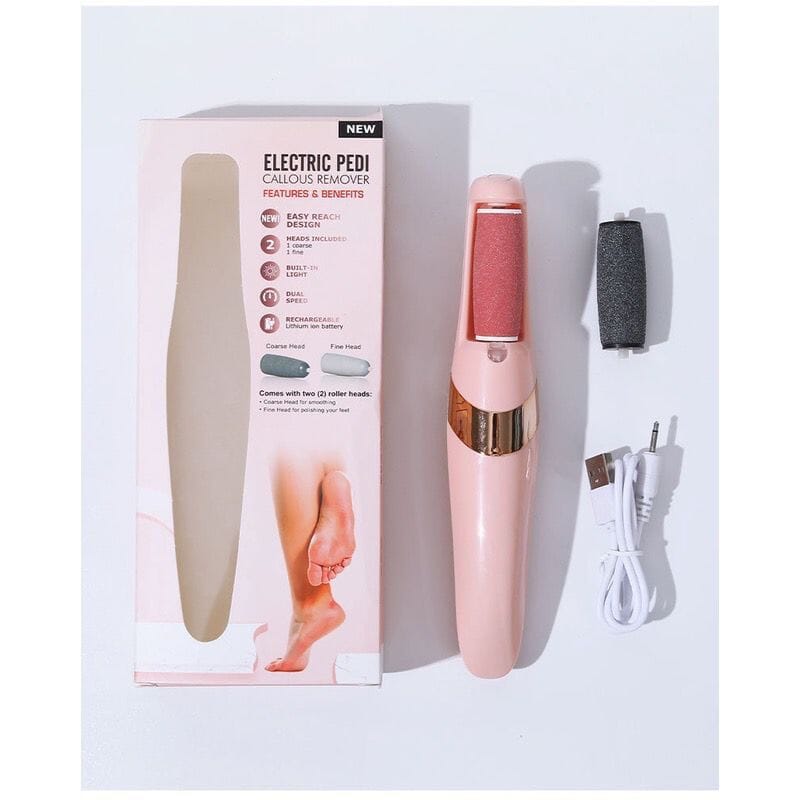 Aparelho Esfoliante de Pele e Calos Para os Pés Lixa Esfoliante 001 lojadadryka ROSA 
