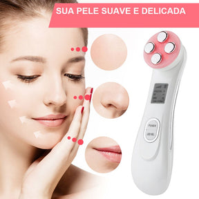 Aparelho Portátil Fototerapia e Radiofrequência Led Anti-Rugas massagem 004 lojadadryka 