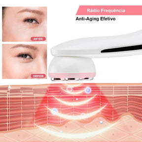 Aparelho Portátil Fototerapia e Radiofrequência Led Anti-Rugas massagem 004 lojadadryka 