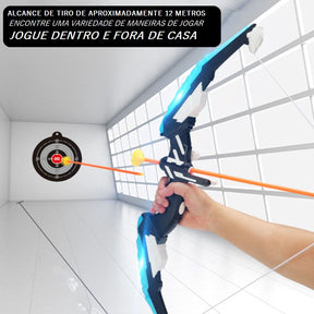 Arco e Flecha Infantil com Led e Ventosa 0 Loja da Dryka 