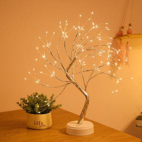 Árvore da Luz - Artesanal de decoração com LED decoração iluminação 001 lojadadryka 108LED warm white 
