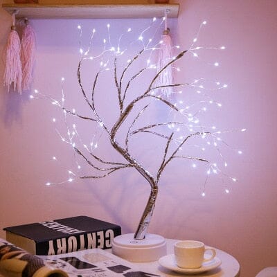 Árvore da Luz - Artesanal de decoração com LED decoração iluminação 001 lojadadryka 108LED white 