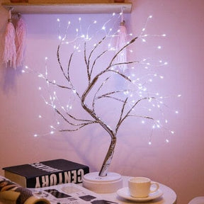 Árvore da Luz - Artesanal de decoração com LED decoração iluminação 001 lojadadryka 108LED white 