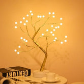 Árvore da Luz - Artesanal de decoração com LED decoração iluminação 001 lojadadryka 36LED warm white 