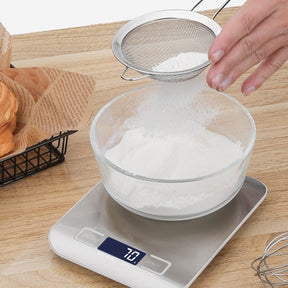 Balança Digital Eletrônica em Aço Inoxidável cozinha 006 lojadadryka 