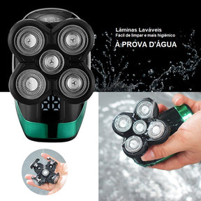 Barbeador Elétrico Portátil Recarregável 5 em 1 Barbeador Eletrico 001 lojadadryka 