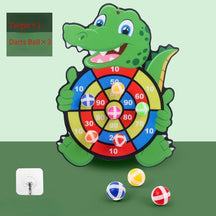 Brinquedo Dardo Seguro - Formato Bola Gruda Gruda brinquedo 006 lojadadryka Crocodilo - 3 bolas 