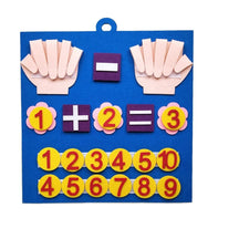 Brinquedo Educacional Dedos Matemáticos brinquedo 003 lojadadryka Azul 
