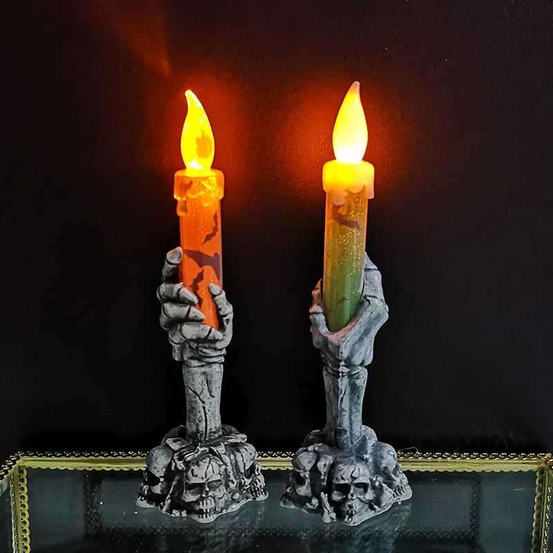 Candelabro Mãos Macabras- Halloween Loja da Dryka 