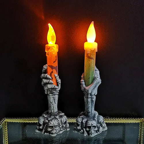 Candelabro Mãos Macabras- Halloween Loja da Dryka 