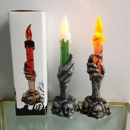Candelabro Mãos Macabras- Halloween Loja da Dryka 
