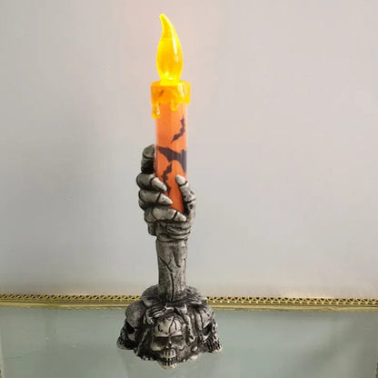 Candelabro Mãos Macabras- Halloween Loja da Dryka Deep Sapphire 