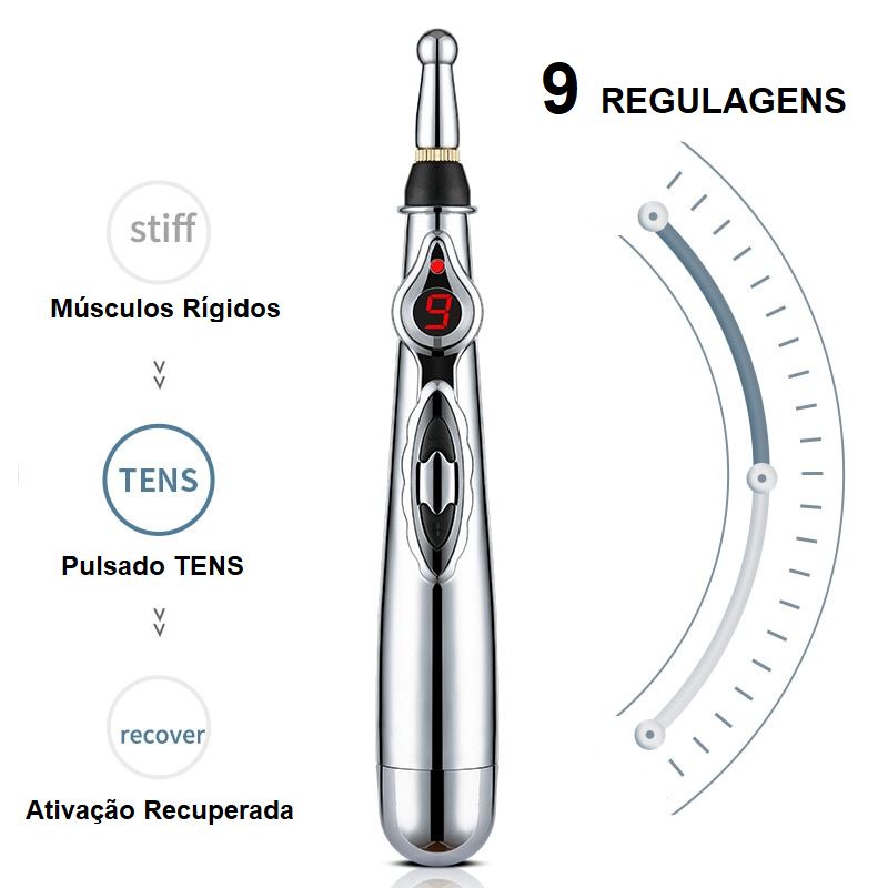 Caneta Acupuntura Massageadora Corporal Massagem 003 lojadadryka 