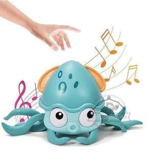 Carangueijo Crock Animado com Sensor de Obstáculos bebe 004 lojadadryka Polvo azul - com caixa 