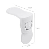 Child Safety Door Handle Lock Protection Baby Door Handle Lock Pet Room Door Handle Lock Easy Installation No Punching Loja da Dryka White 1PCS 