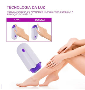Depilador de Micro Oscilação Recarregável USB Depilação 001 lojadadryka 