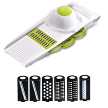 Fatiador De Legumes Multifuncional 6 em 1 - Profissional Cozinha 003 lojadadryka Green WITHOUT box 