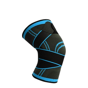 Joelheira Elástica Pressurizada Fitness 001 lojadadryka Azul P 