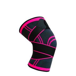 Joelheira Elástica Pressurizada Fitness 001 lojadadryka Rosa P 