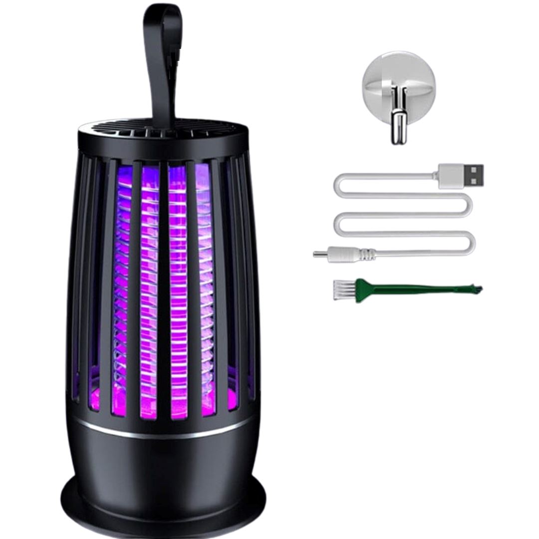 Lâmpada Recarregável Repelente de Isentos ShockWave casa 001 lojadadryka USB 