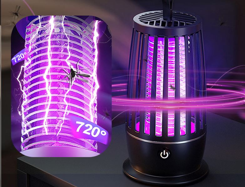 Lâmpada Repelente de Insetos Recarregável casa 001 lojadadryka 