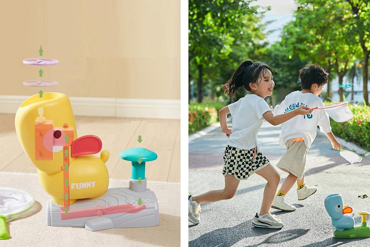 Lançador de Discos Infantil | Fly Pets 0 Loja da Dryka 